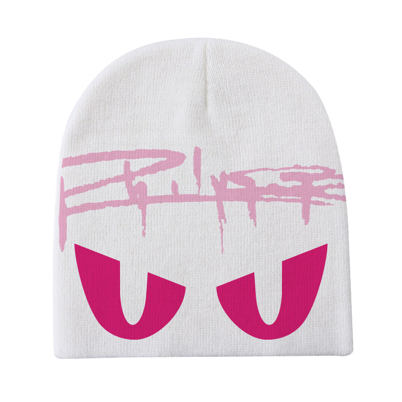 Beanie "CATEYE" white