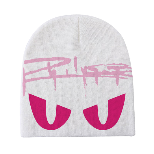 Beanie "CATEYE" white